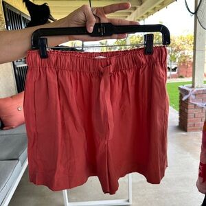 Rebecca Taylor High Waist Coral Shorts